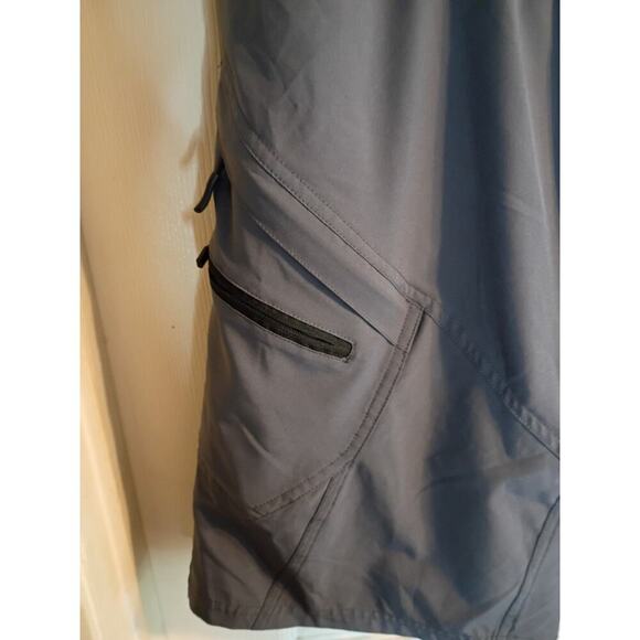 Spowind Cycling Shorts Gray Black Sz L Padded Elastic Waist - Picture 2 of 6